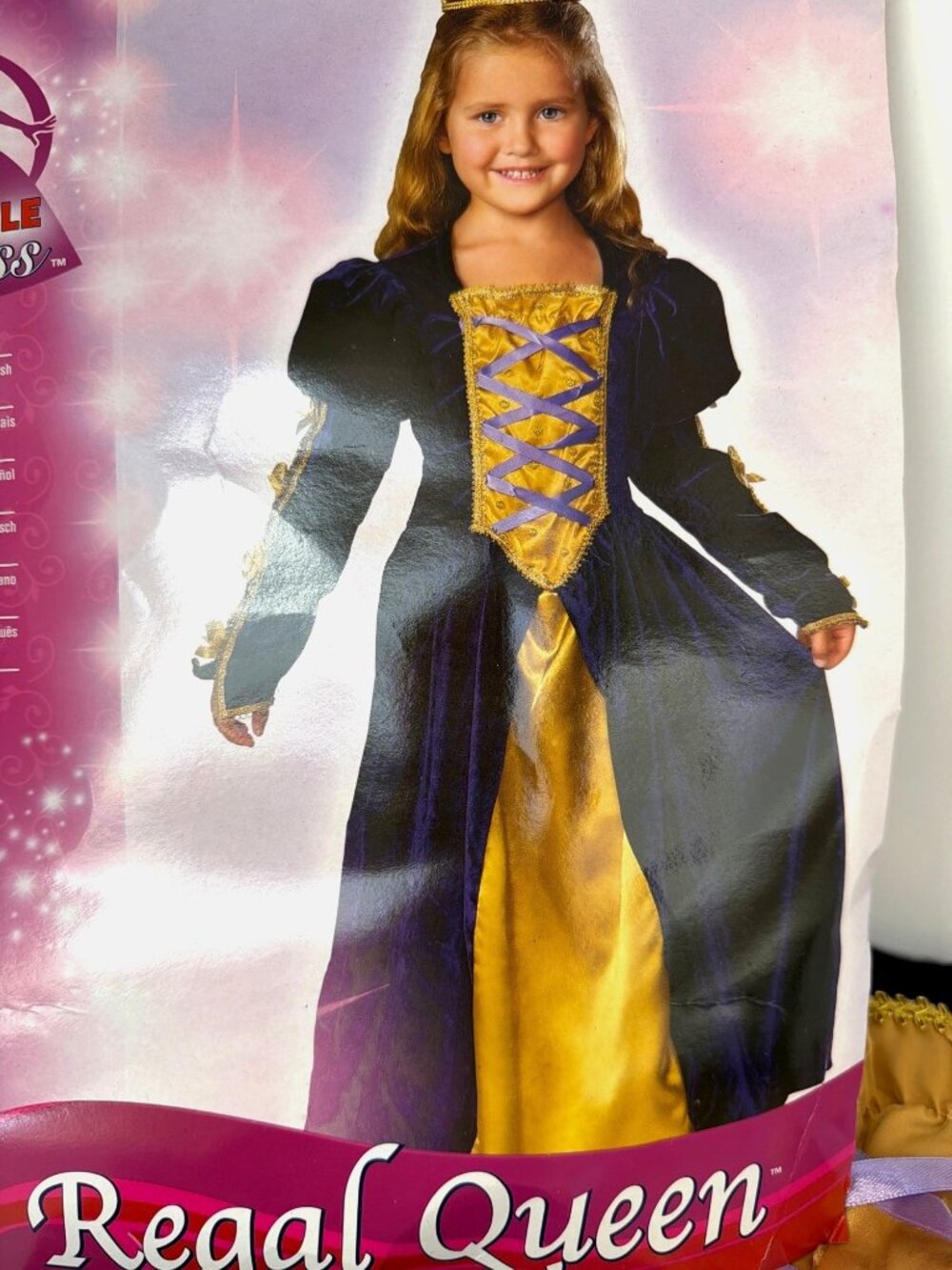 Rubies Renaissance Cosplay Medieval Costume Dress Girl Small 3-4 yrs